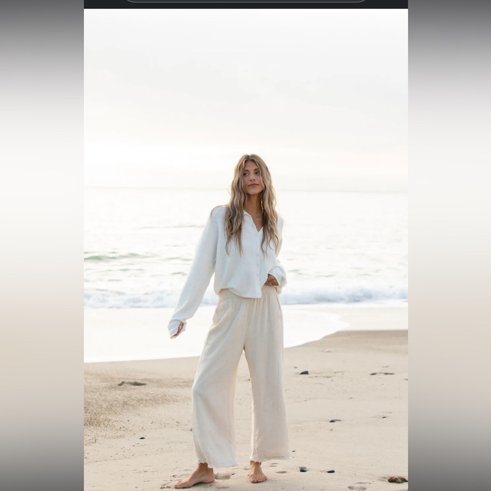 SOLAÍ Luca Lined Linen Pants